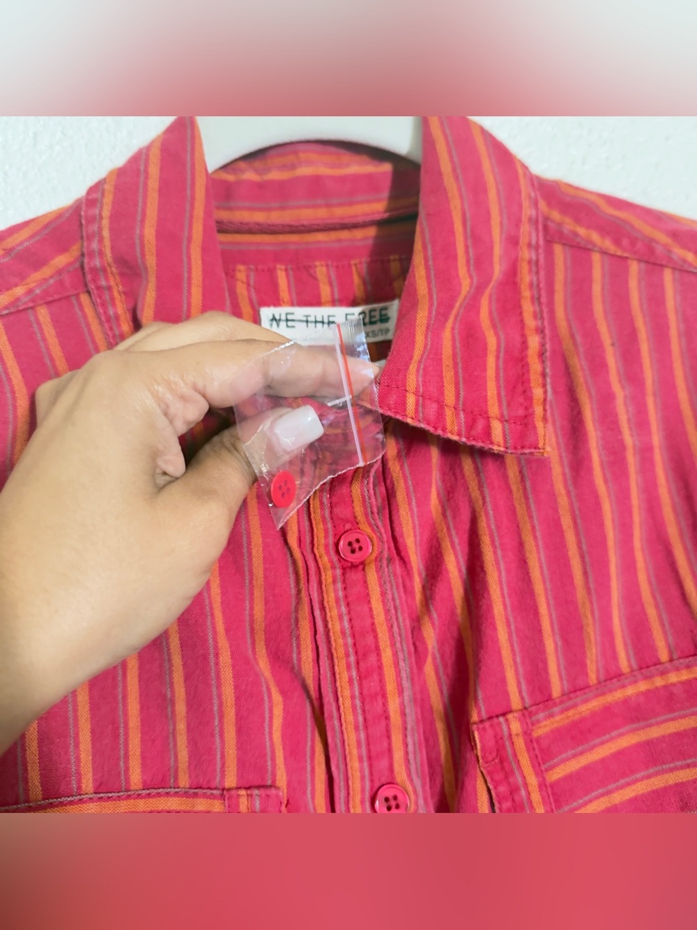Nwot Free people we the free Christopher linen shirt - Picture 5 of 8